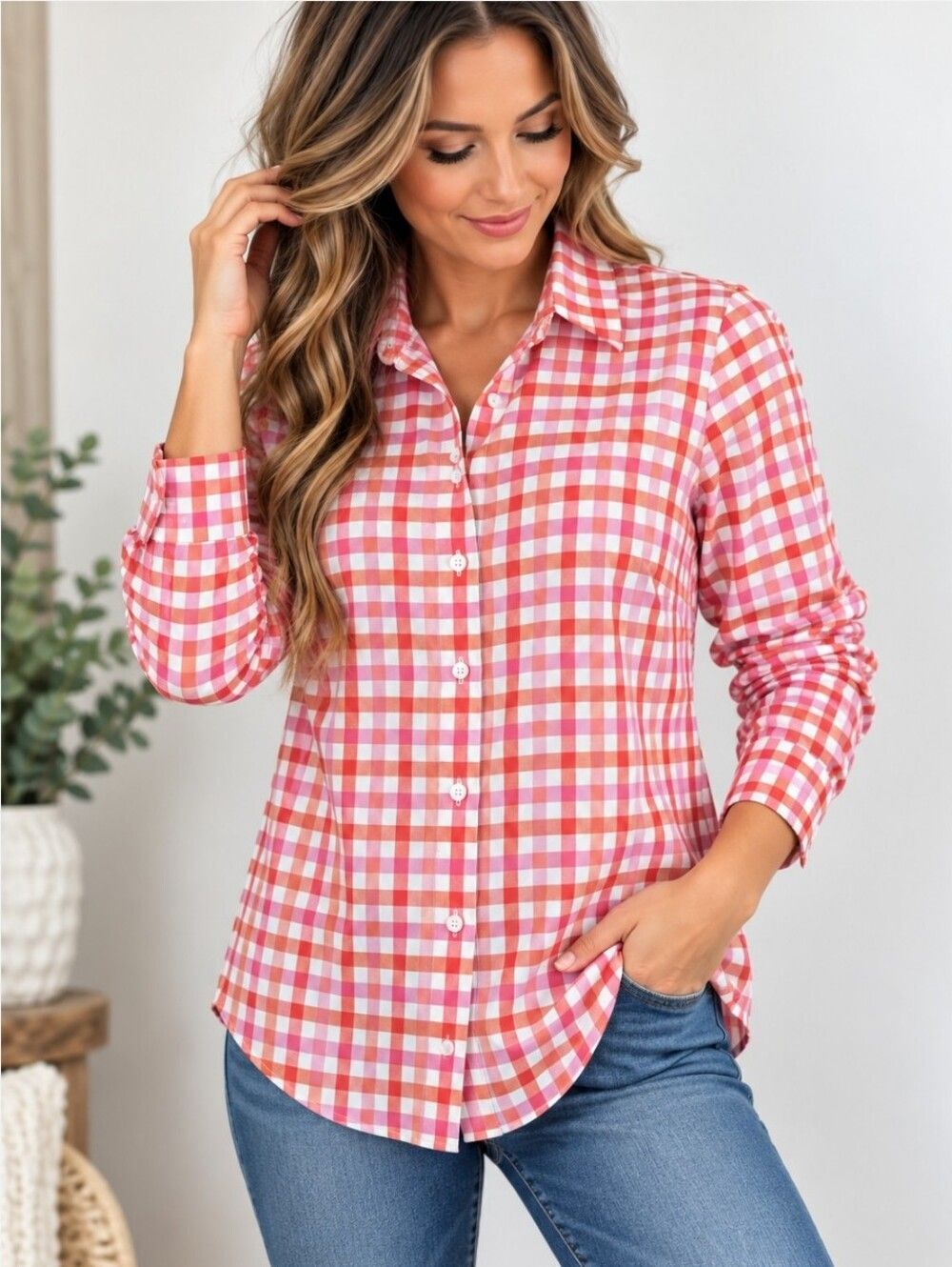 J Crew Button Up Blouse